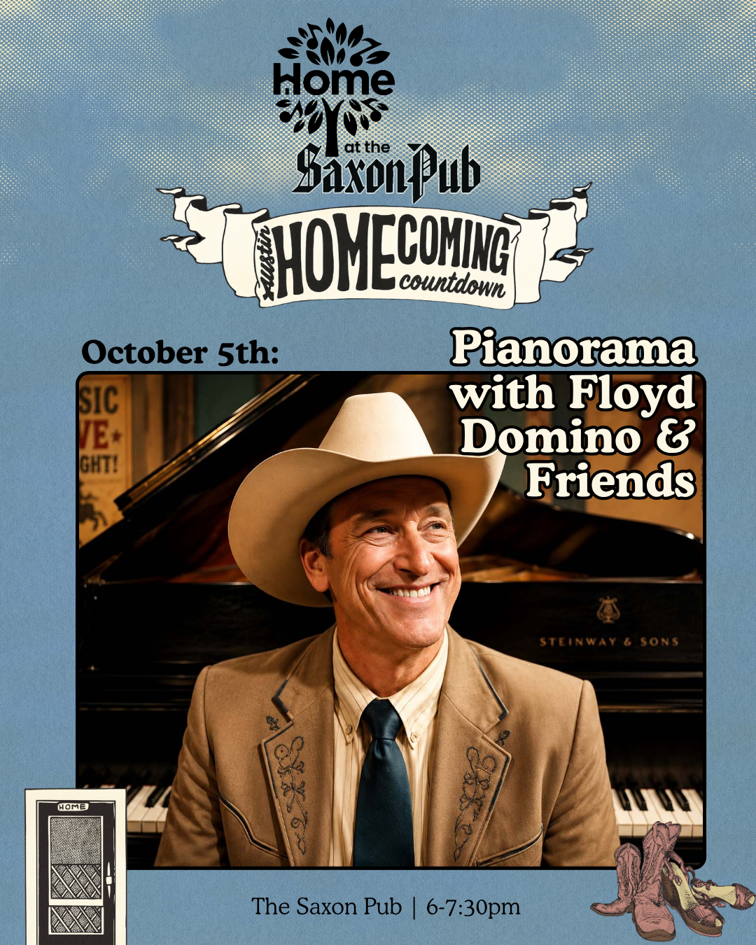 HOMEcoming Countdown featuring Pianorama with Floyd Domino & Friends